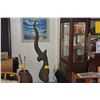Image 2 : THAI NAGA DRAGON ARCHITECTURAL SCULPTURE ON STAND (67 1/2")