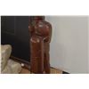 Image 3 : WOODEN WARRIOR STATUE (18")