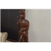 Image 4 : WOODEN WARRIOR STATUE (18")