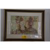 Image 1 : FRAMED PAINTING AT DUNHUANG CAVES (38" X 30")