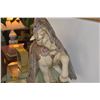 Image 5 : RARE LLADRO CERAMIC TANG STYLE HORSE SCULPTURE; SIGNED & DATED FEB 1978 (W/REPAIR TO LEG) (31" X 29"