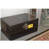 Image 1 : ANTIQUE CHINESE BLACK LACQUERED CHEST (24 1/2" X 16" X 12")