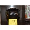 Image 2 : CHINESE MIRROR BLACK VASE; SIGNED (8")