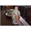 Image 2 : CHINESE PORCELAIN STATUES, SHOU XING GOD OF LONGEVITY-FAMILLE ROSE (2 PCS)