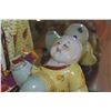 Image 2 : CHINESE PORCELAIN FIGURE OF SHOU LOU IMMORTAL, GOD OF LONGEVITY & CHINESE BOY W/CRACKLE GLAZE (2 PCS