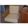 Image 1 : MCGUIRE ORGANIC MODERN RATTAN POLE LOUNGE CHAIRS W/OTTOMAN (3 PCS)