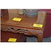 Image 2 : CARVED ROSEWOOD SOFA TABLE W/DRAGON MOTIF (59 1/2" X 18")