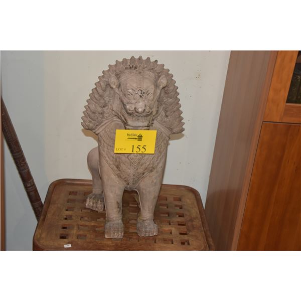 CERAMIC TEMPLE LION (21 3/4")