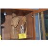 Image 1 : BALINESE WOOD CARVINGS & SOAPSTONE FAMILY TREE SCULPTURE (3 PCS)