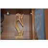 Image 3 : BALINESE WOOD CARVINGS & SOAPSTONE FAMILY TREE SCULPTURE (3 PCS)