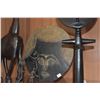 Image 2 : WOOD CARVINGS & METAL DANCING FIGURES (6 PCS)