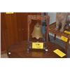 Image 1 : CHINESE BRASS TEMPLE BELL ON CARVED WOOD STAND (15")