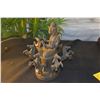 Image 3 : HINDU GOD SURYA IN BRONZE SURROUNDED BY 6 HORSES (9 1/2")