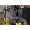 Image 1 : WIRE TENNIS SCULPTURE & FEMALE FIGURE (2 PCS)