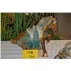 Image 1 : CERAMIC TANG STYLE HORSE (BROKEN EAR) (12")