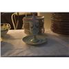Image 2 : VINTAGE FOOTED TEA CUPS & SAUCERS (26 PCS)