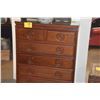 Image 1 : CHINESE ROSEWOOD HIGHBOY DRESSER W/6 DRAWERS (33 3/4" X 18" X 45")