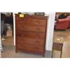 Image 2 : CHINESE ROSEWOOD HIGHBOY DRESSER W/6 DRAWERS (33 3/4" X 18" X 45")