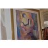 Image 1 : FRAMED LIMITED EDITION SERIGRAPH, "SERENADE TO MY LOVER"; ARTIST ARBE (40" X 40")