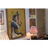 Image 1 : FRAMED GICLEE, CHINESE BEAUTY HOLDING A LUTE (40 1/4" X 28 1/4")