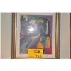 Image 1 : FRAMED ART PRINT, PRINTERS PROOF 10/25; SIGNED LINDA LEE KINFF (13 1/4" X 15")