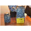 Image 1 : JAPANESE BLUE & WHITE PORCELAIN SET: TEA CADDY, TEA POT & WARMER
