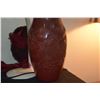 Image 2 : JAPANESE LACQUER VASE, KAMAKURA CARVING (12 1/2")