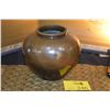 Image 1 : JAPANESE BRONZE VASE W/SILVER INLAID (8 1/2")