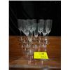 Image 1 : CRYSTAL CHAMPAGNE FLUTES (13 PCS)