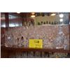 Image 1 : COLLECTION OF WATERFORD CRYSTAL STEMWARE & CRYSTAL APERITIFS & ROCKS (23 WATERFORD) (28 PCS)