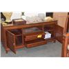 Image 3 : ROSEWOOD ENTERTAINMENT CABINET W/2 DOORS, 2 DRAWERS & DROP DOWN COMPARTMENT