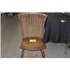 Image 1 : ANTIQUE WINDSOR STYLE SPINDLE BACK SIDE CHAIR