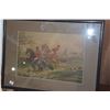 Image 2 : ANTIQUE HUNTING PRINTS (DOES NOT INCLUDE STAND)