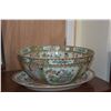Image 2 : CHINESE PORCELAIN ROSE MEDALLION BOWL & PLATTER (2 PCS)
