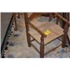 Image 2 : FRENCH OAK SHAKER STYLE CHILD'S ARMCHAIR W/RUSH SEAT
