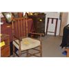Image 2 : WILLIAM & MARY BANNISTER BACK RUSH SEAT ARMCHAIR, MID 18TH CENTURY