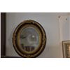 Image 1 : VICTORIAN STYLE OVAL WALL MIRRORS (PAIR)
