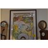 Image 2 : FRAMED LARGE POLYCHROME POSTER, "BISCUIT LEFEURE-VTILE" IN THE NOUVEAU STYLE; ALPHONSE MUCHA (52" X 