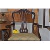 Image 1 : MAHOGANY ARMCHAIR