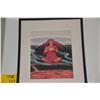 Image 2 : FRAMED PRINT; SIGNED HERB KANE (17" X 21")