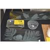 Image 1 : ETCHED GLASS TRAYS, COVERED BOX & BOWL (4 PCS)