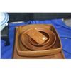 Image 2 : COLLECTION OF WOODEN BOWLS, TRAY, PLAQUE & COVER (6 PCS)