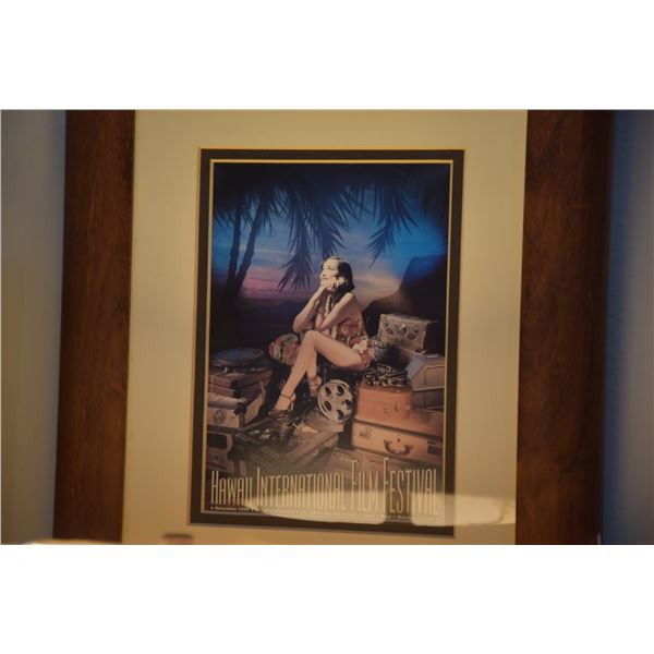 KOA FRAMED PRINT, HAWAII INTERNATIONAL FILM FESTIVAL (10 1/2" X 12 1/2")