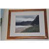 Image 2 : KOA FRAMED PHOTOGRAPH, WAIMANALO BEACH; SIGNED SDP (15 1/2" X 12 3/4")