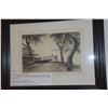 Image 2 : FRAMED 1826 ENGRAVING; OUTRIGGER CANOE; H. LUQUIENS