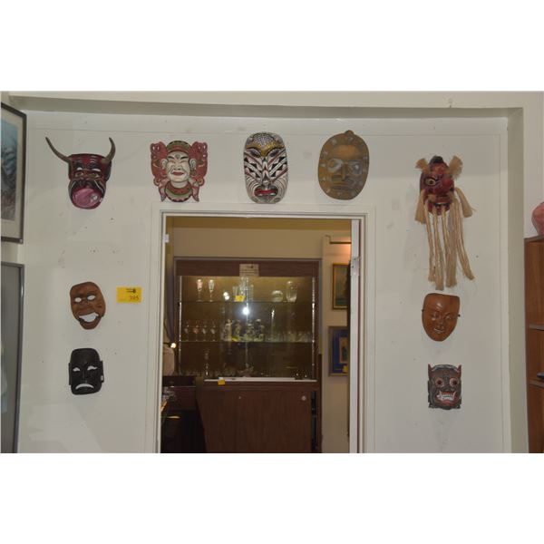 ASSORTED MASKS (9 PCS)