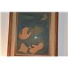 Image 2 : KOA SHADOW BOX FRAMED LITHOGRAPH; "SWIMMER"; JEAN CHARLOT (25 1/2" X 31 1/2")