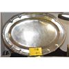 Image 1 : STERLING SILVER TRAY W/ENGRAVED PHRASE: HONI-SOIT-QUI-Y-PENSE (7.6 LBS)
