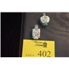 Image 1 : ANTIQUE CHINESE POLYCHROME PORCELAIN SNUFF BOTTLES (2 PCS)