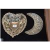 Image 1 : STERLING HEART & MOON DISHES (140 G) (2 PCS)